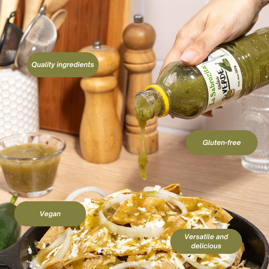 Premium Tomatillo and Jalapeño Pepper Sauce