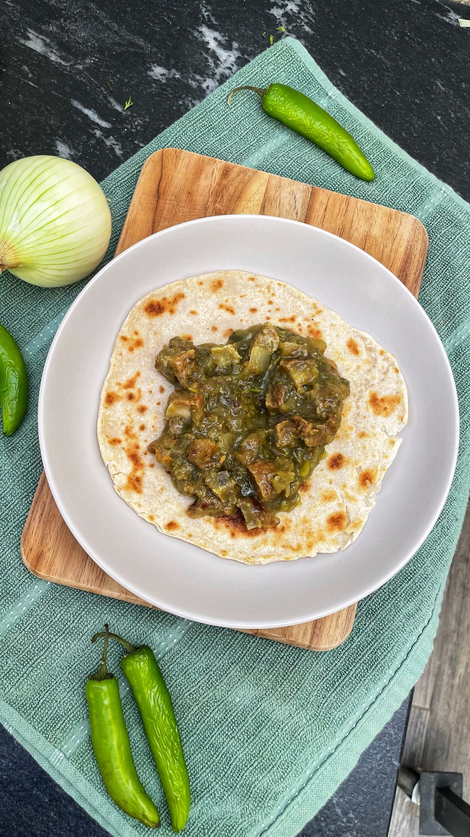 Chicharrón in Salsa Verde