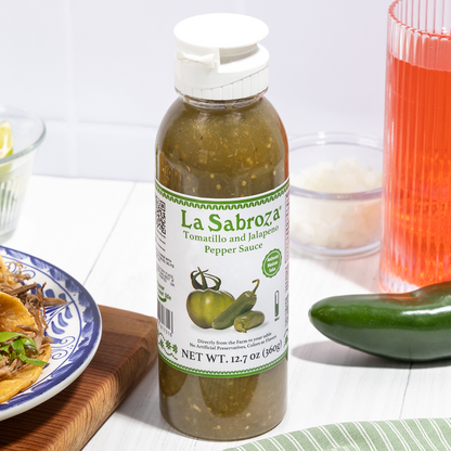 Premium Tomatillo and Jalapeño Pepper Sauce